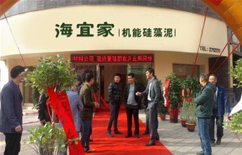 热烈庆祝邵东耶航瑜硅藻泥加盟店盛大开业