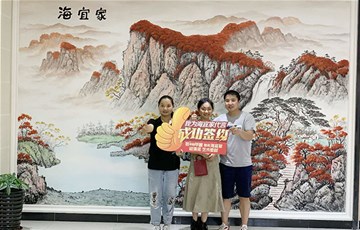 耶航瑜硅藻泥艺术壁材捷报频传，重庆南川加盟商成功签约!